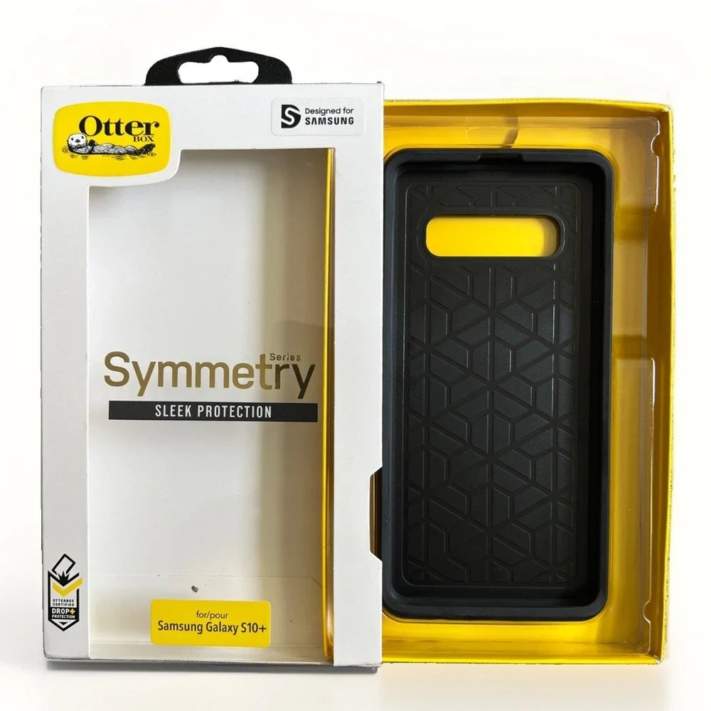 Otterbox Samsung Galaxy S10 Symmetry Series Black Sleek Case New